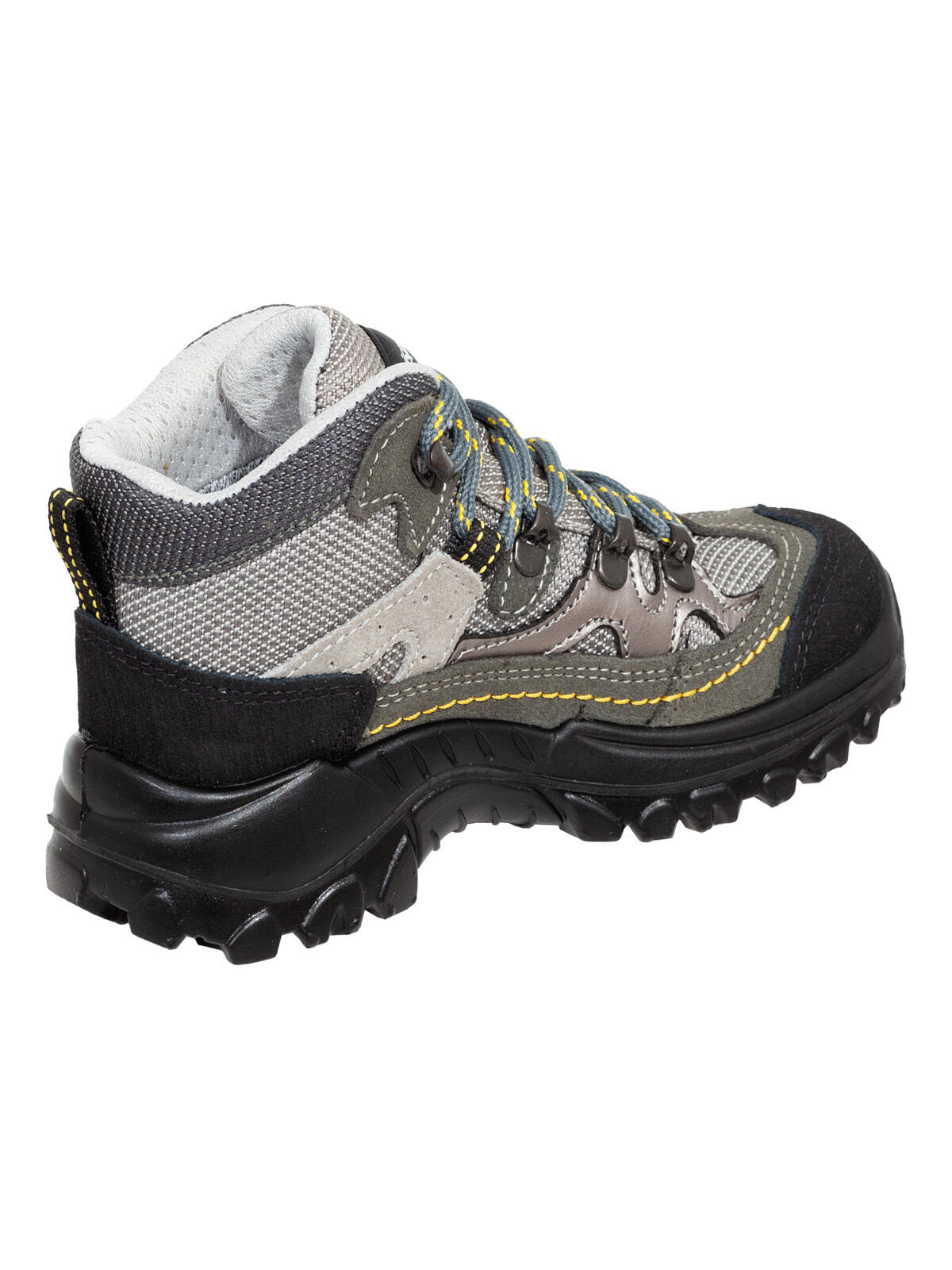 Grisport Schnürstiefel Gritex hellgrau/gelb Gr. 33 4/6