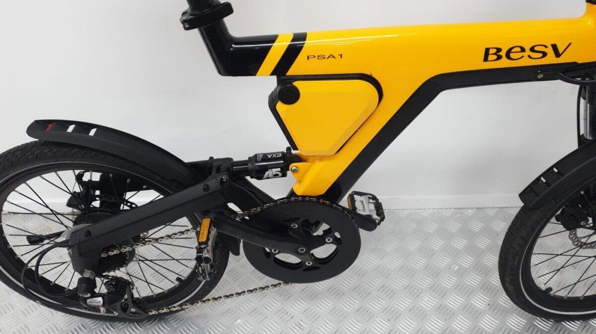BESV PSA1 250W 250Wh 54 cm, geel 4/4