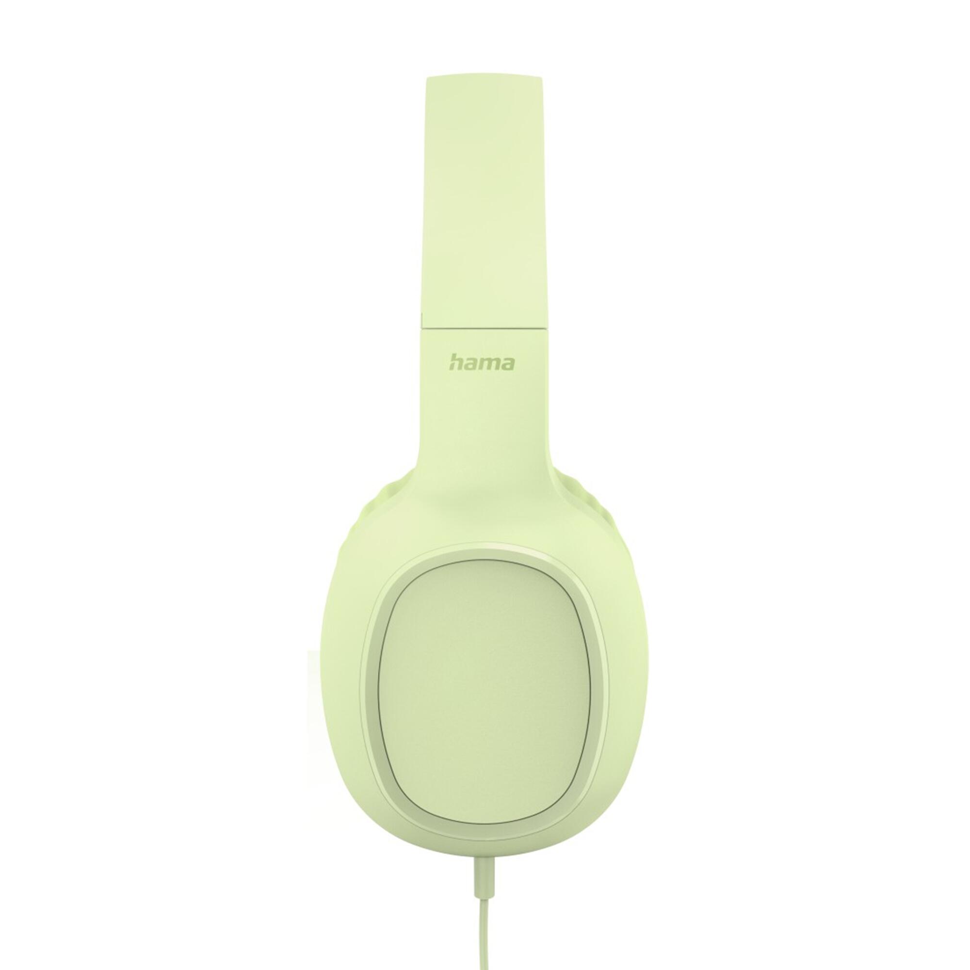 HAMA Kopfhörer Fun C, On-Ear USB-C Mikrofon, Grün 3/6