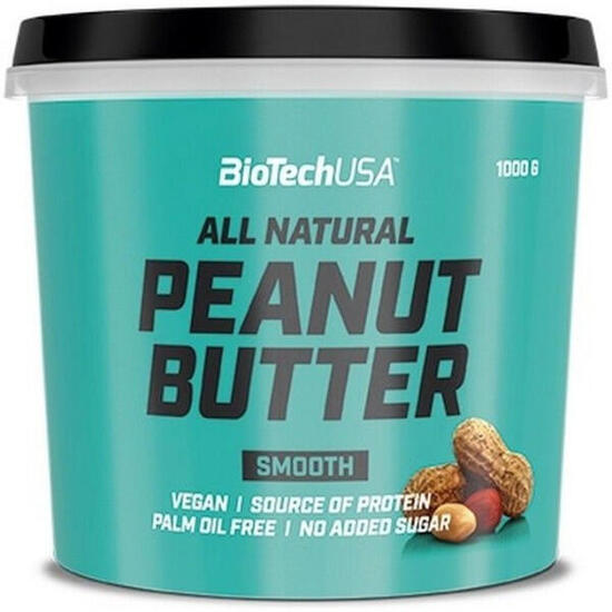 Beurres Protéinés | Peanut Butter Biotech Usa (1kg) | Smooth