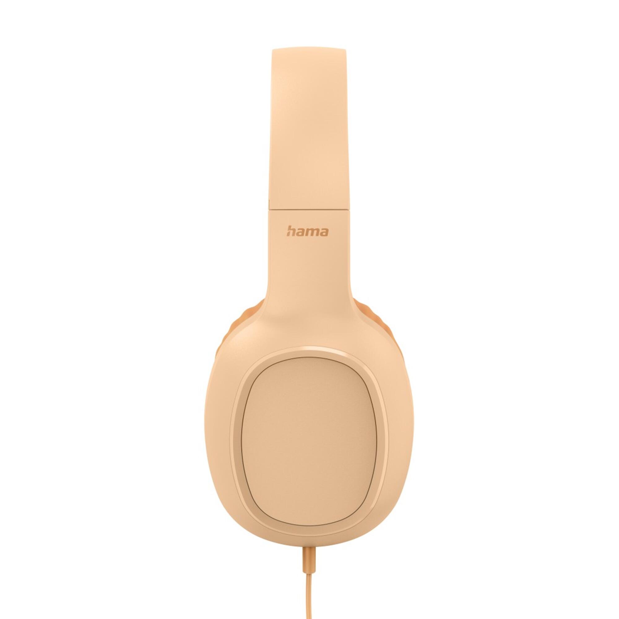 HAMA Kopfhörer Fun C, On-Ear USB-C Mikrofon, Orange 3/6