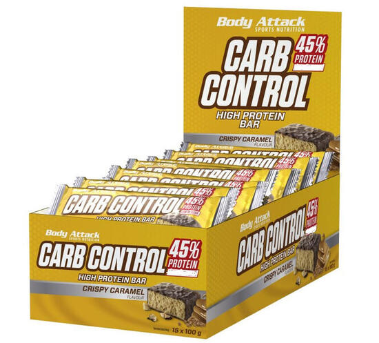 Barrita Rica En Proteínas Carb Control (15x100g) - Caramelo