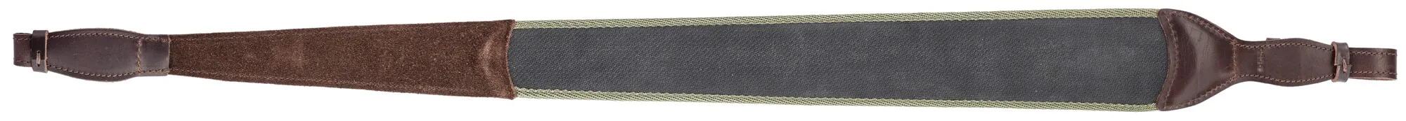 Bretelle Country Pour Carabine En Cuir Motif Sanglier 2/2