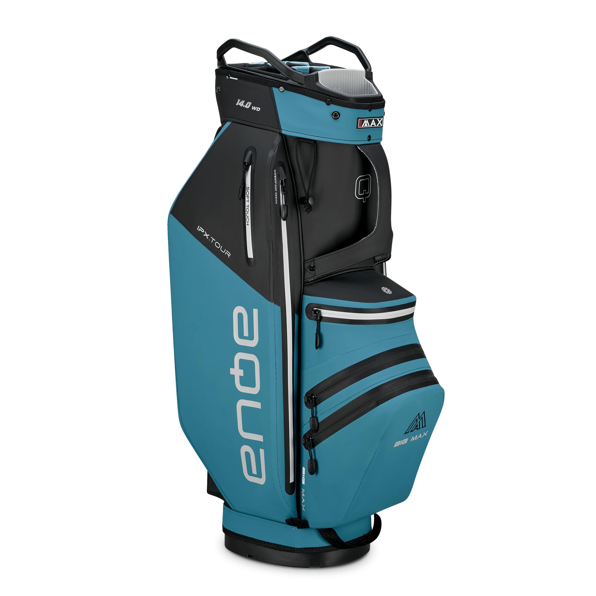 AQUA IPX Tour - Saco de golfe impermeável - Cartbag - Preto AZUL 4/7