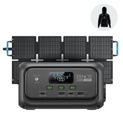 BLUETTI Elite 10+60W station d'énergie portable 128Wh, la randonnée au week-end
