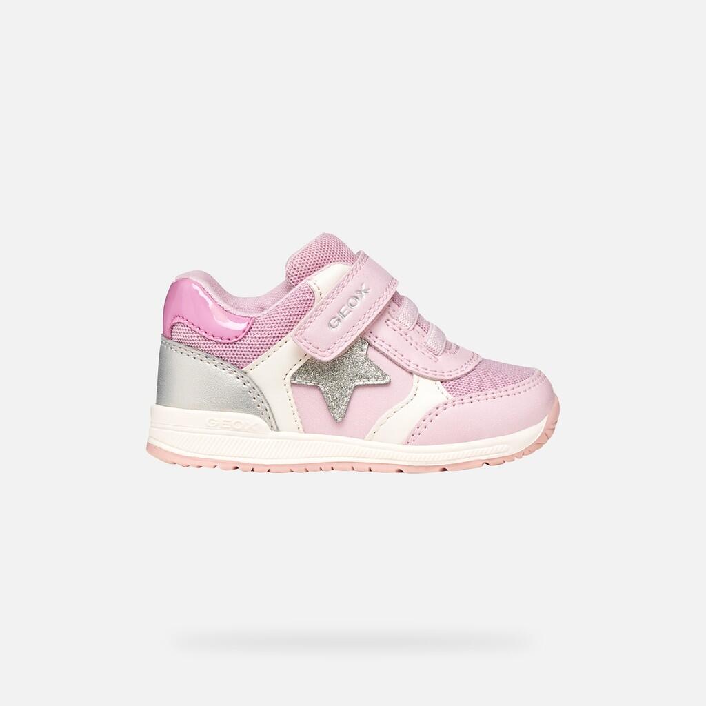 Premiers Pas Bébé Fille B RISHON GIRL Rose/Argent 2/7