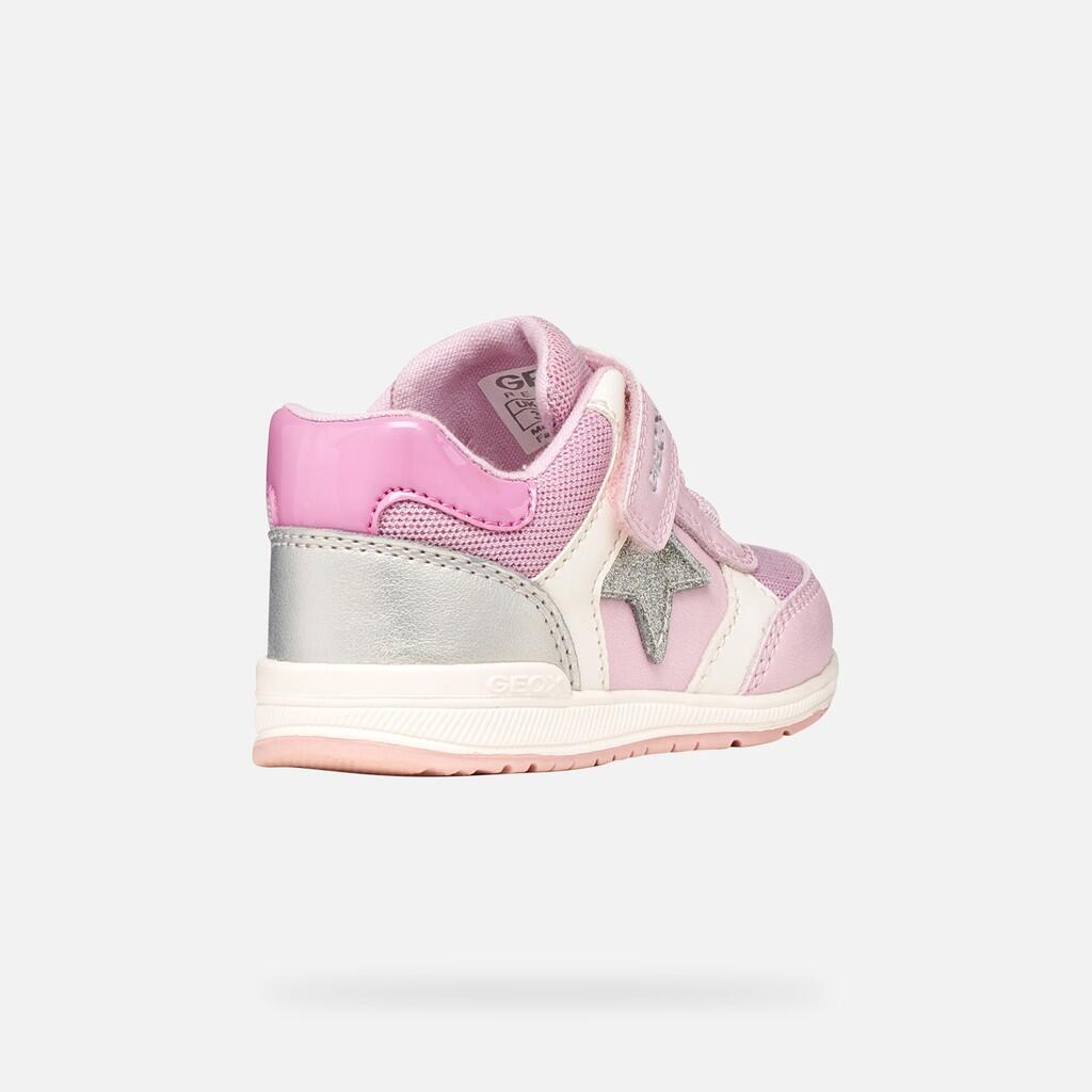 Premiers Pas Bébé Fille B RISHON GIRL Rose/Argent 6/7