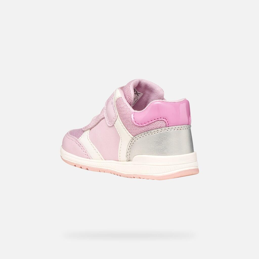 Premiers Pas Bébé Fille B RISHON GIRL Rose/Argent 5/7
