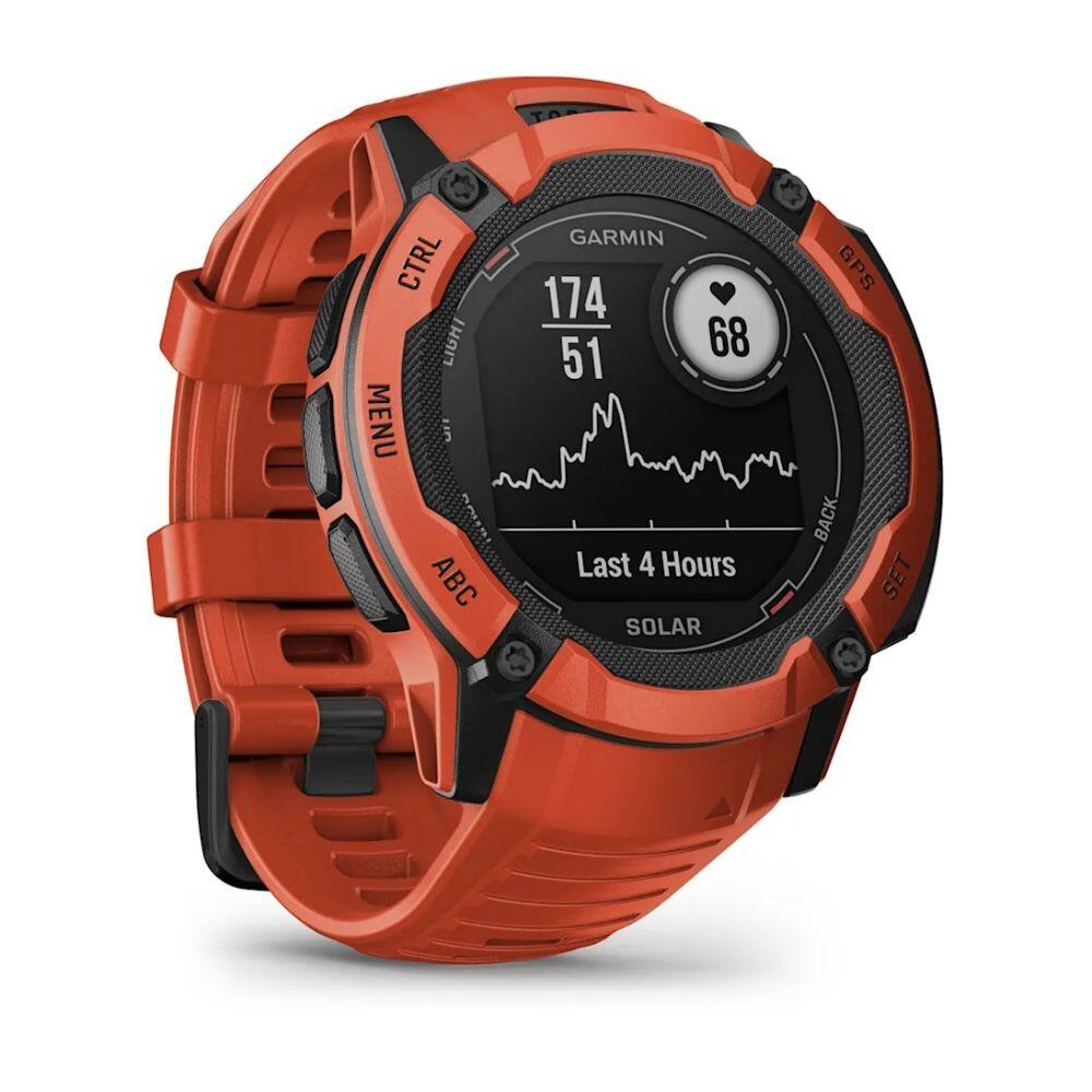 Montre connectée ADULTE Garmin Instinct 2X Solar Rouge 3/3