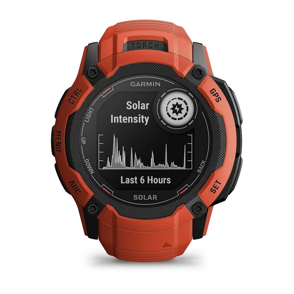 Montre connectée ADULTE Garmin Instinct 2X Solar Rouge 2/3