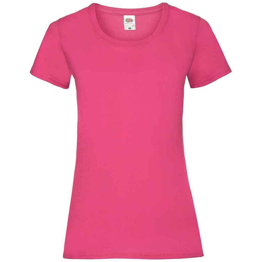 Fruit of the Loom Womens/Ladies Valueweight Heather Lady Fit T-Shirt