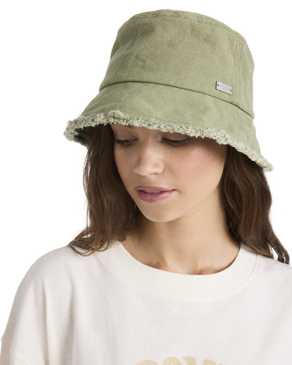 Gorro de Pescador VICTIM OF LOVE Verde Mujer 3/4