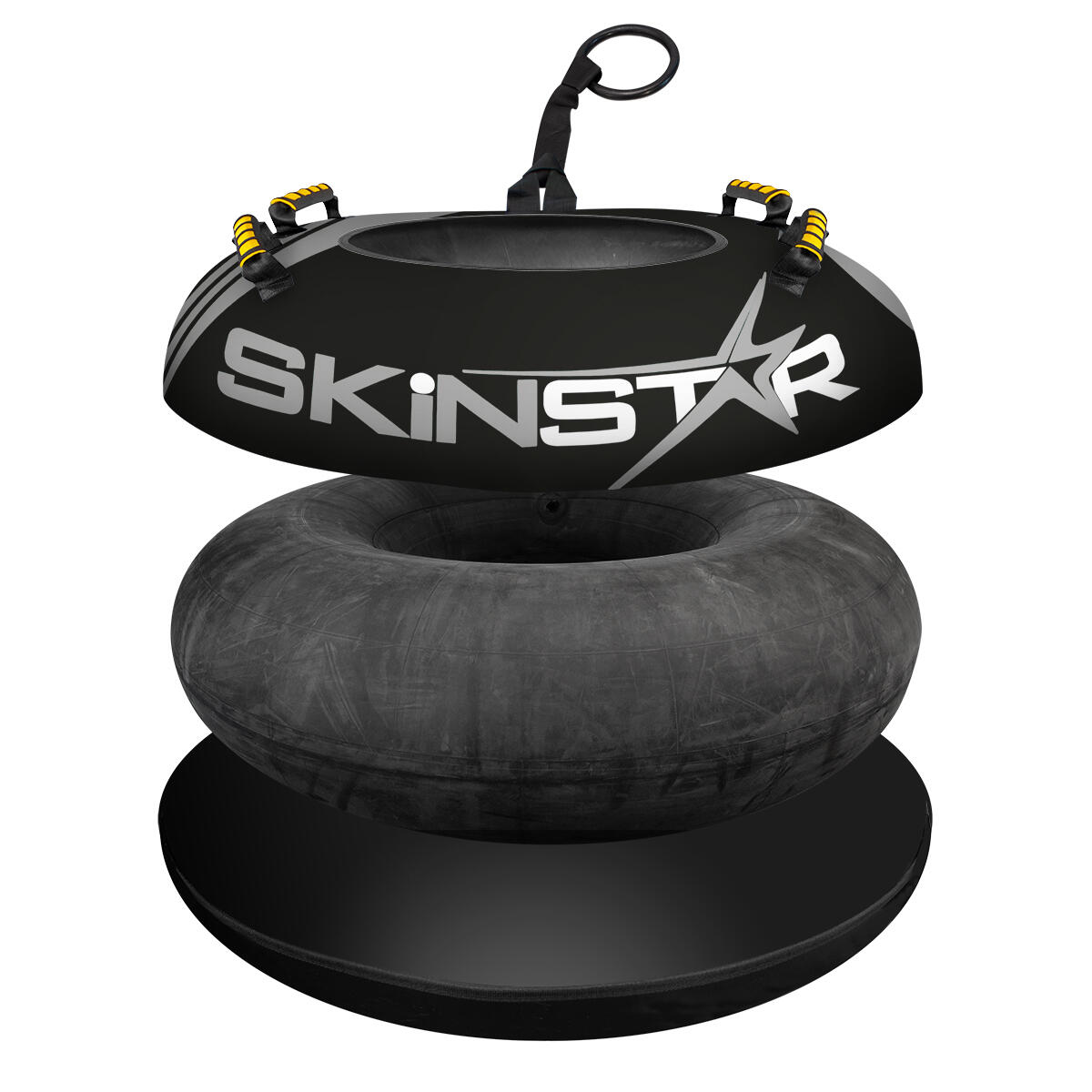 Snowtube Pro Ø70 cm – Trineo inflable neumático nieve deslizante 3/7