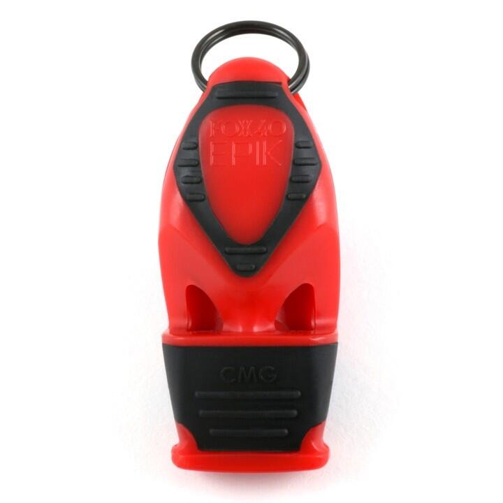 Fluier Fox40 Epic CMG cu snur, rosu