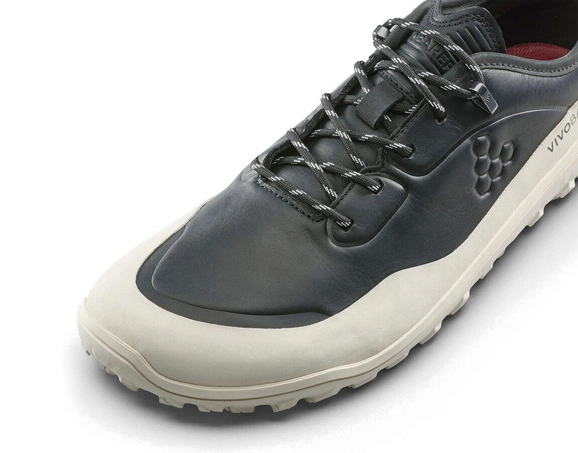 VIVOBAREFOOT TRACKER LEATHER AT LOW MENS OBSIDIAN WHITE Tenis Homem (309534-04) 2/4