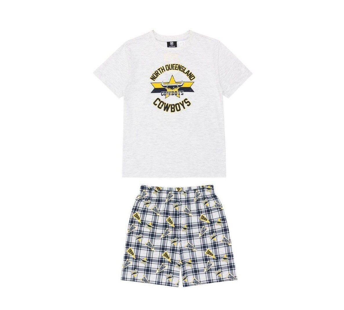NRL Check Pyjama Set - North Queensland Cowboys - Toddler - NAR
