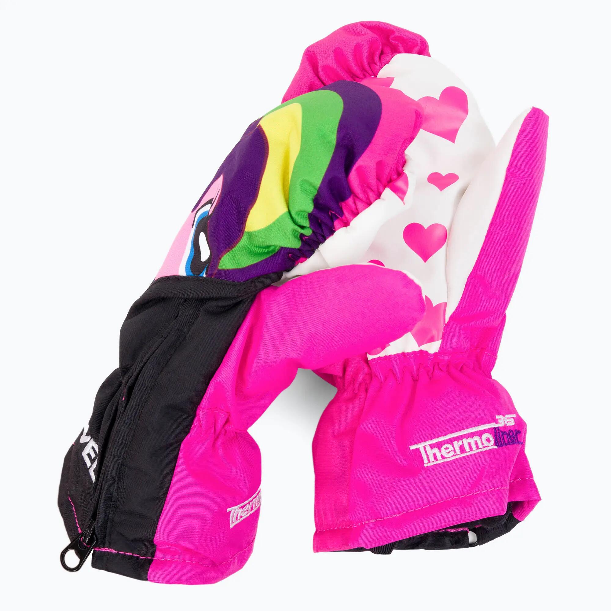 Manoplas de esquí Lucy Infantil Rosa 2/5