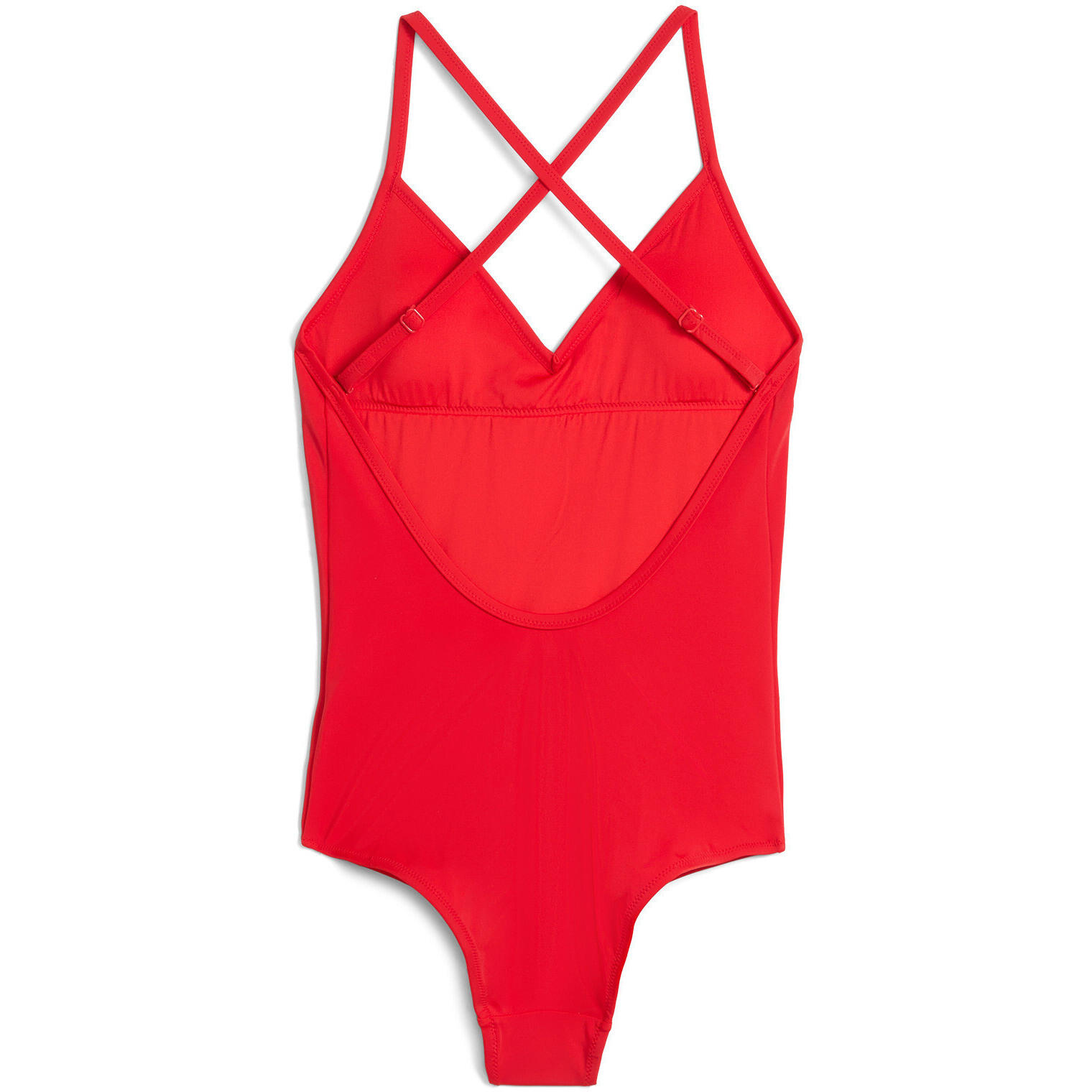 Maillot de bain Puma V-Neck Cross-back, Rouge, Femmes 2/7