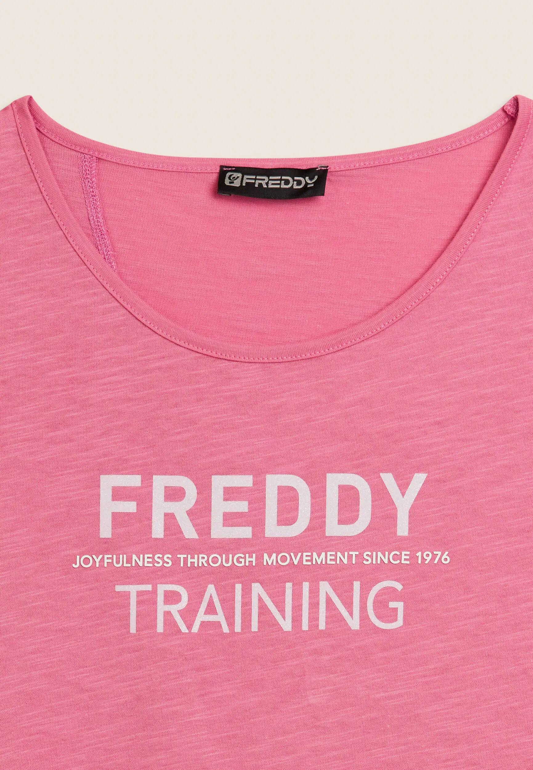 “FREDDY TRAINING” top van gemêleerde jersey 7/7