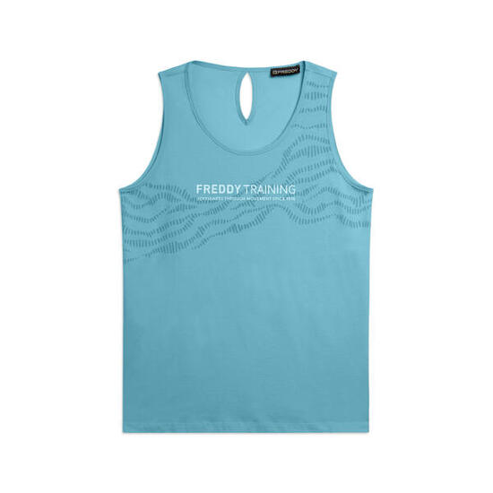 Canotta con Dettaglio Cut-Out e Grafica FREDDY