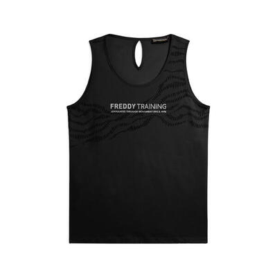 Canotta con Dettaglio Cut-Out e Grafica FREDDY