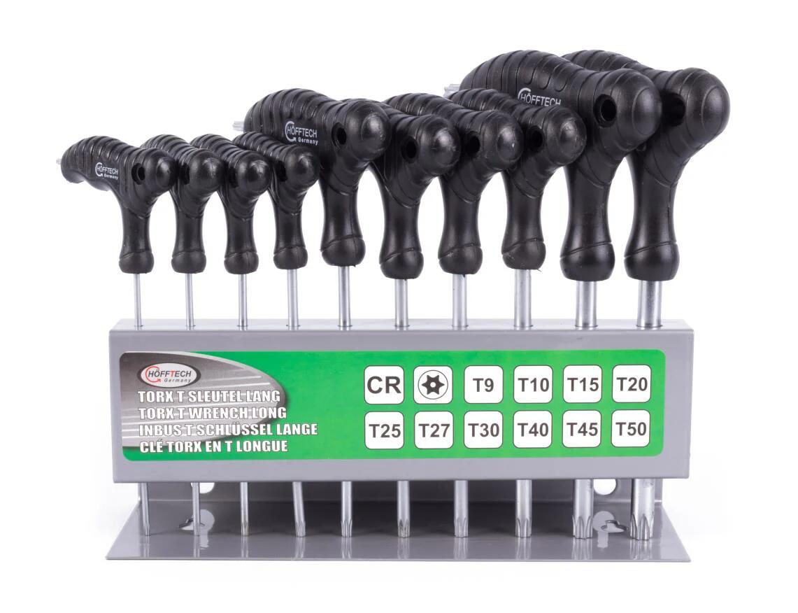 Jeu de clés Torx à poignée en T - 10 pièces 3/4