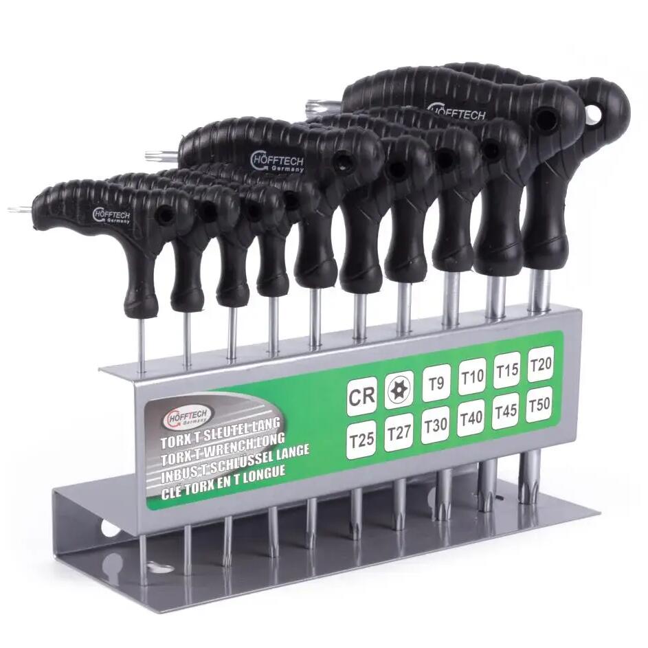 Комплект Torx ключове с Т-дръжка, 10 части