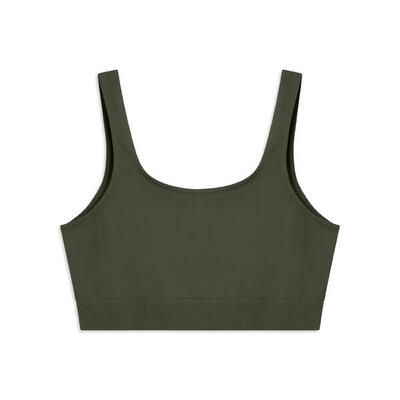 Top Sportivo Seamless con Fascia Sottoseno in costina