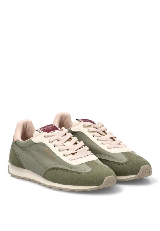 Deportivas Casual Mujer Suela Plana - Modelo Pls400030 Verde 2/6