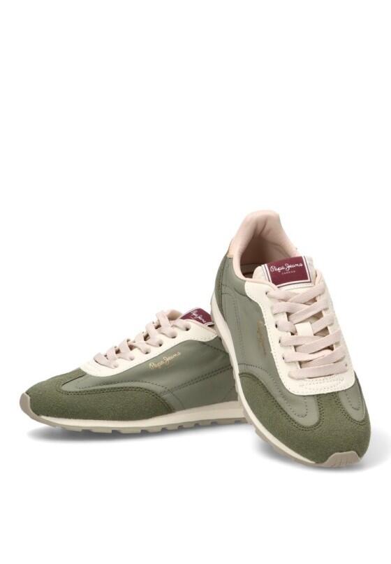 Deportivas Casual Mujer Suela Plana - Modelo Pls400030 Verde 5/6