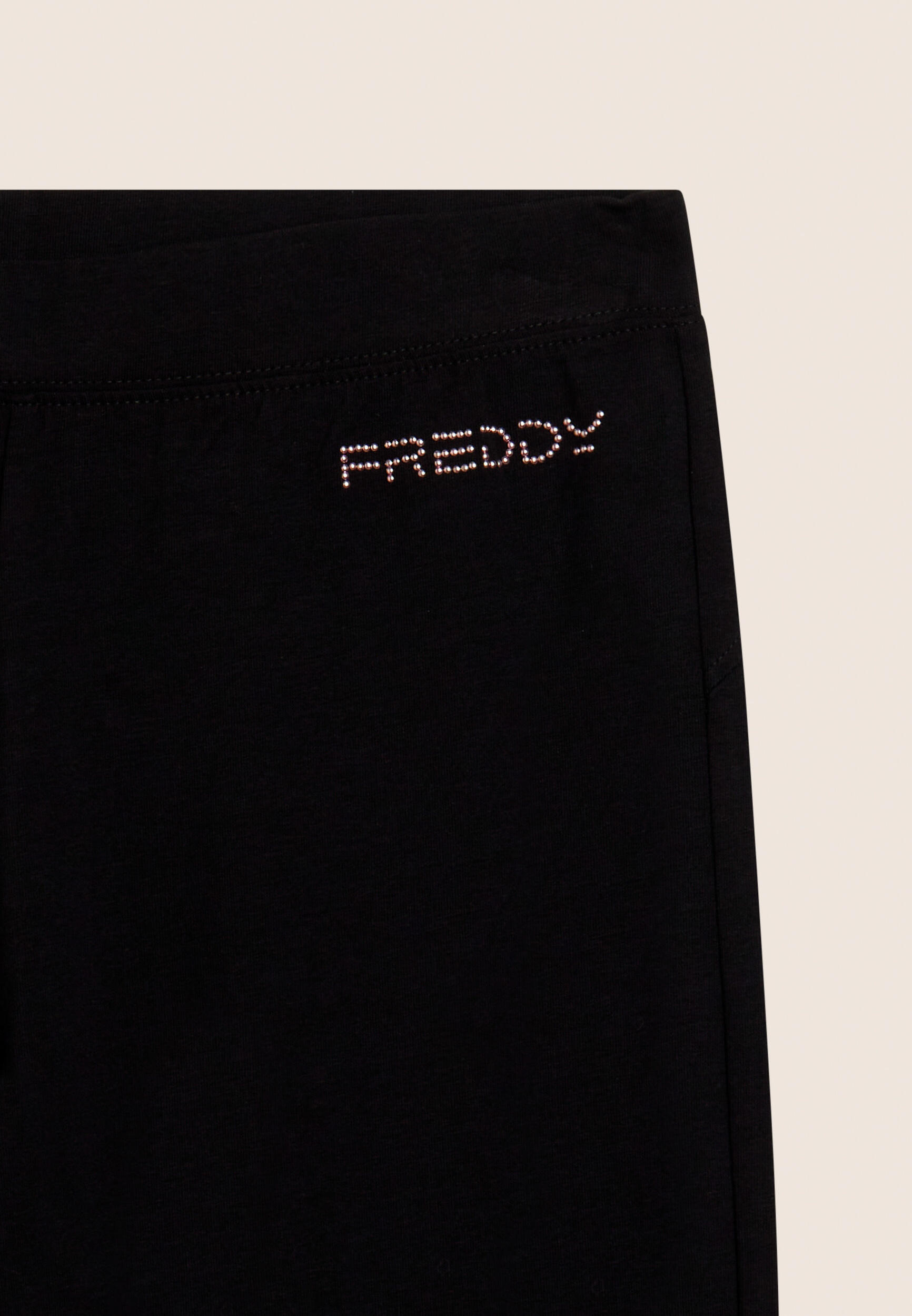 Pantaloni Sportivi Gamba Dritta con Cuciture a Cuore 6/6