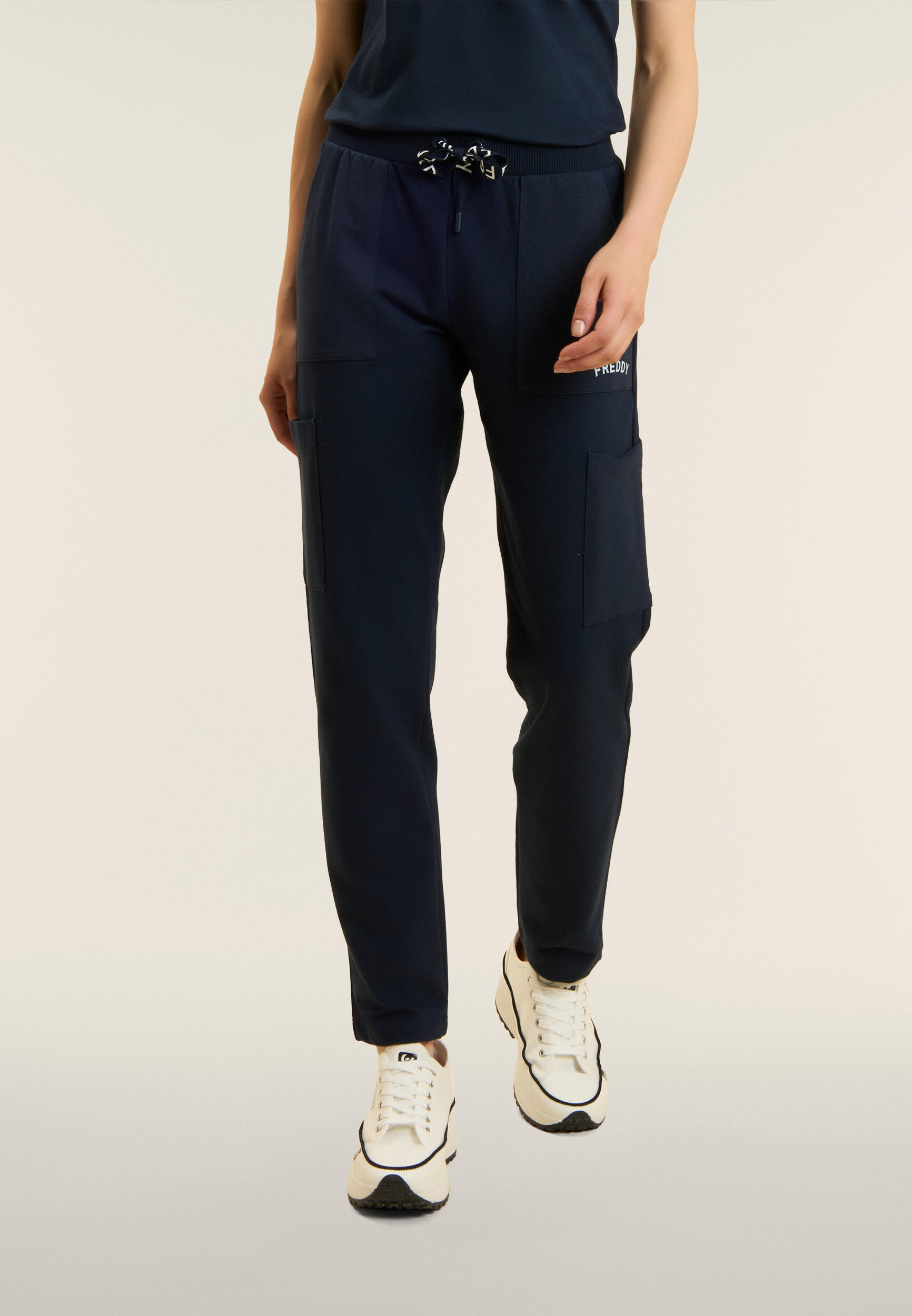 Pantaloni con Tasche Applicate e Logo FREDDY 2/4