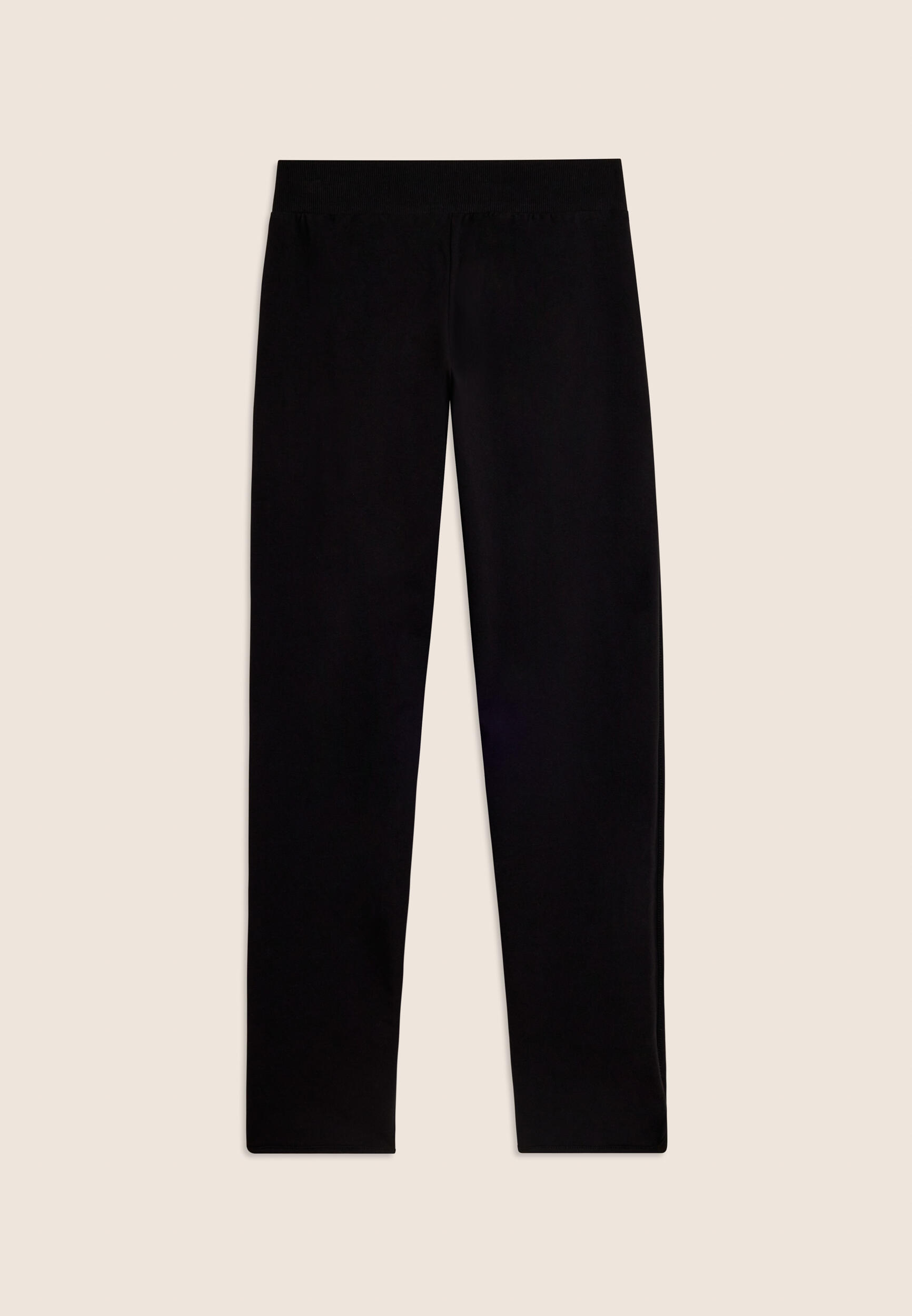 Pantalón 7/8 con bajo redondeado y cintura perfilada 6/7