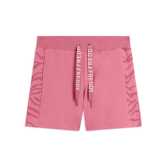 Pantaloni Shorts con Motivo Grafico e Logo FREDDY