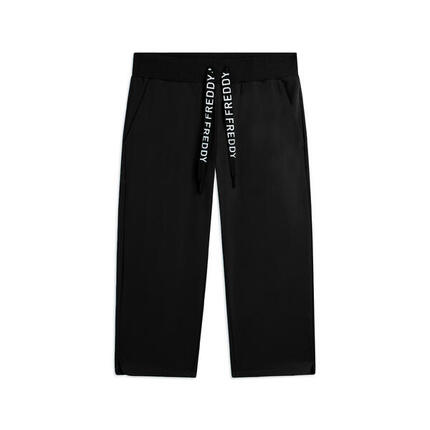 Pantalon style corsaire avec bas arrondi et logo FREDDY