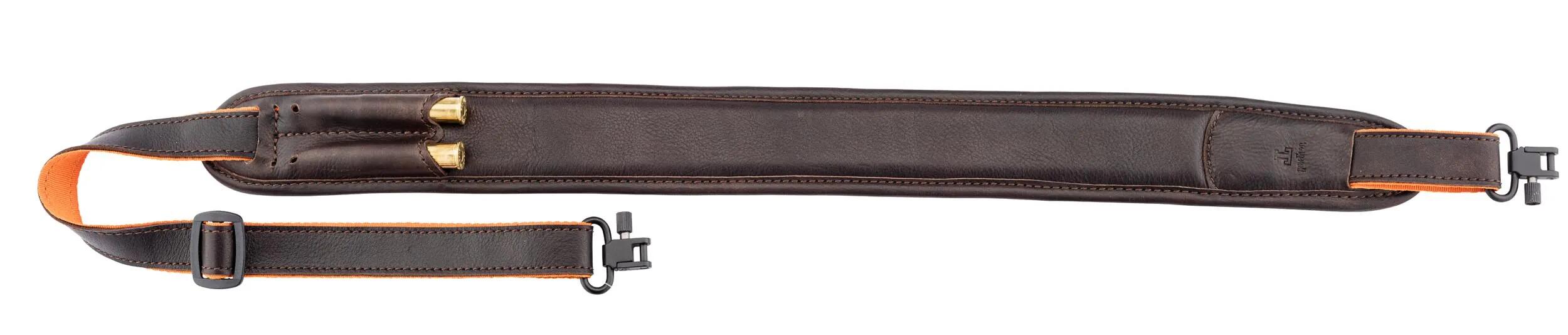 Bretelle Pour Carabine Country En Cuir Avec Cartouchiere 2/4
