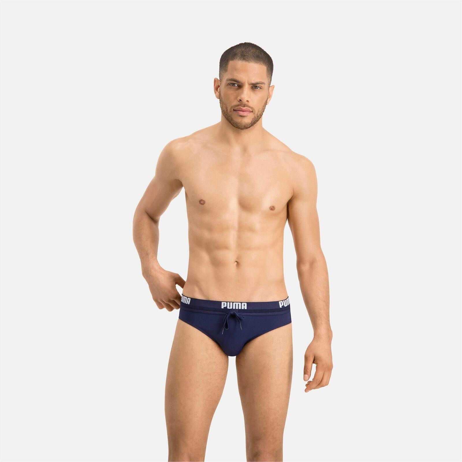 PUMA Herren Badehose Badeshorts Klassischer Badeslip Summer Brief Swim Shorts 4/5