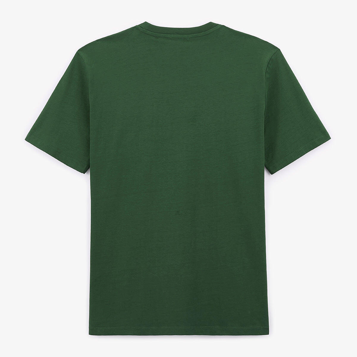 T-shirt girocollo Théo in cotone verde militare 3/6