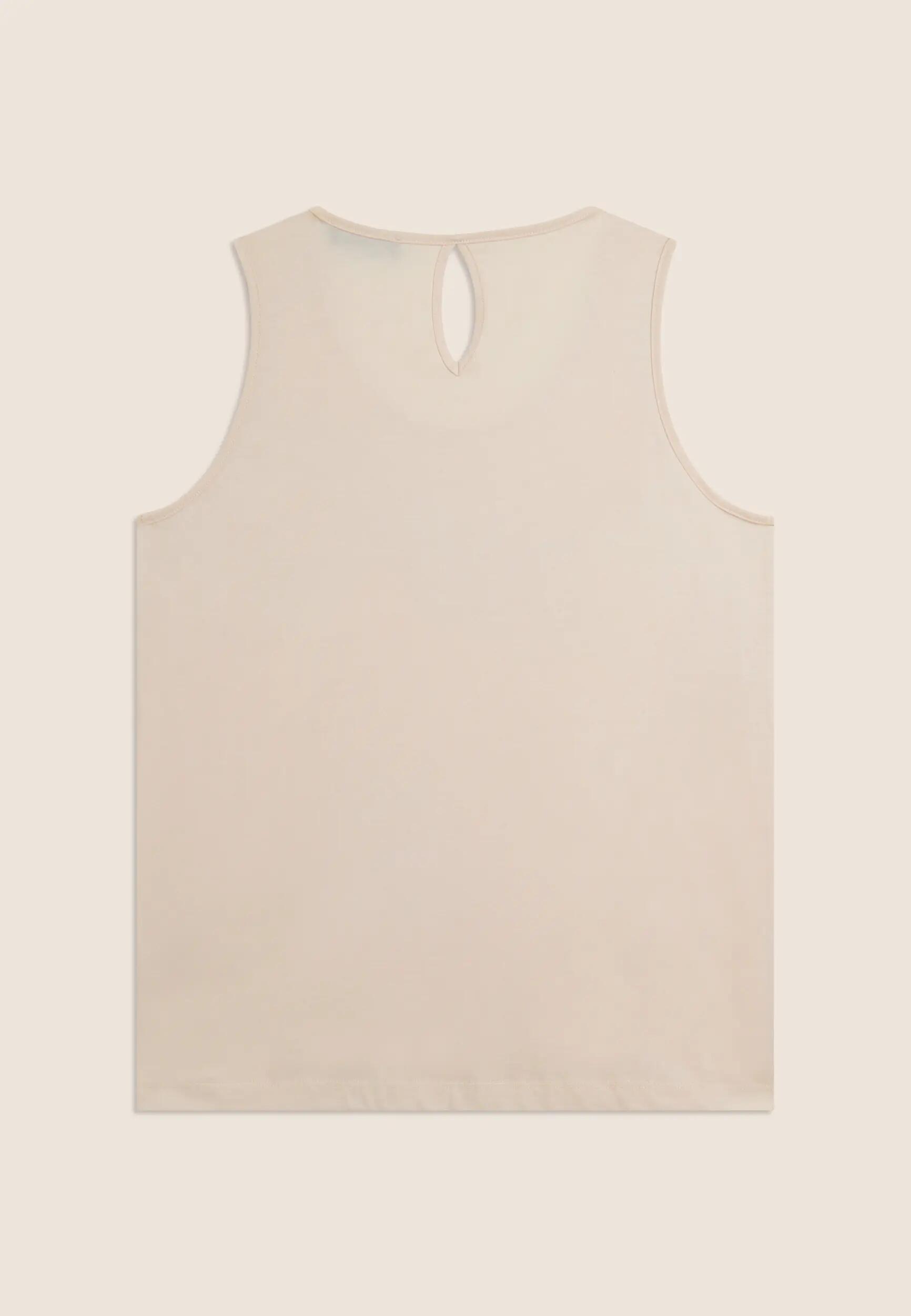 Camiseta sin mangas con detalles recortados y gráfico FREDDY 6/7