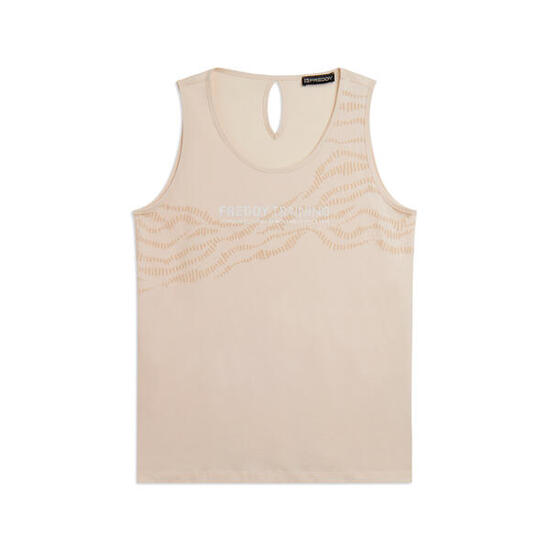 Canotta con Dettaglio Cut-Out e Grafica FREDDY