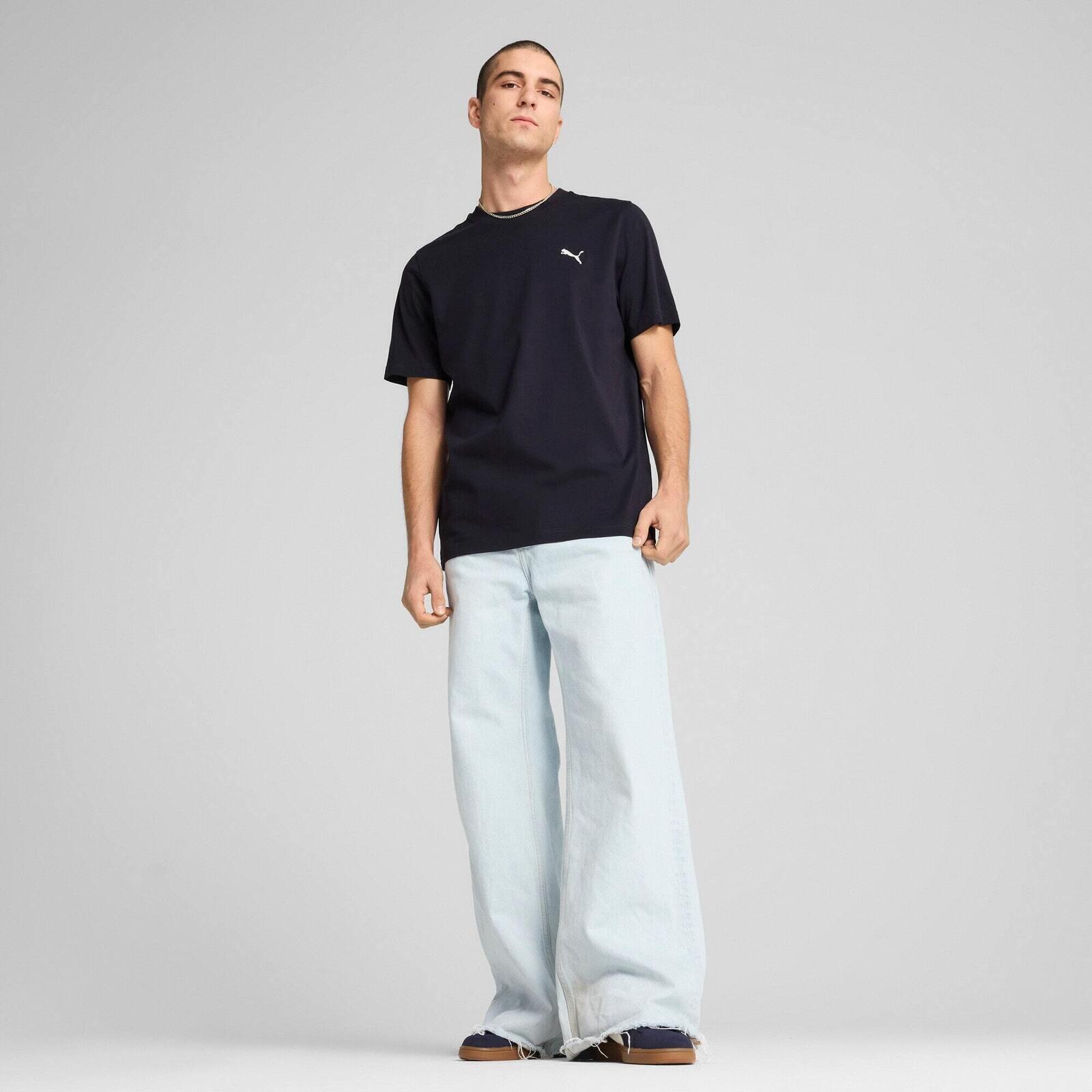 Maglietta Puma ESS Small Logo Tee, Blu, Uomini 5/5