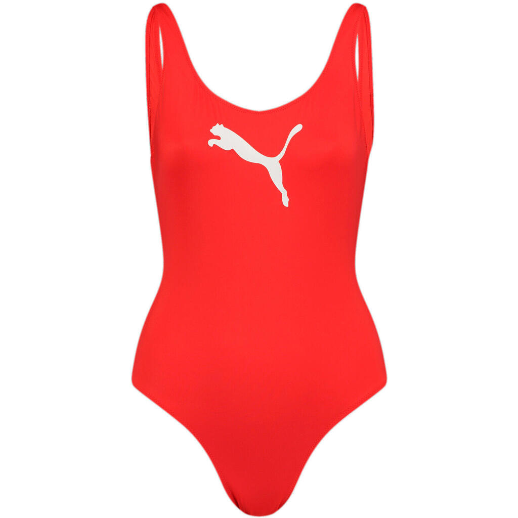 Swimsuit Puma Swim Women Swimsuit 1p, Red, Women