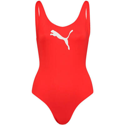 Zwempak puma swim women swimsuit 1p, rood, dames