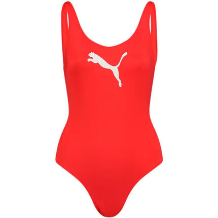 Badeanzug Puma Swim Women Swimsuit 1p, Blau, Damen