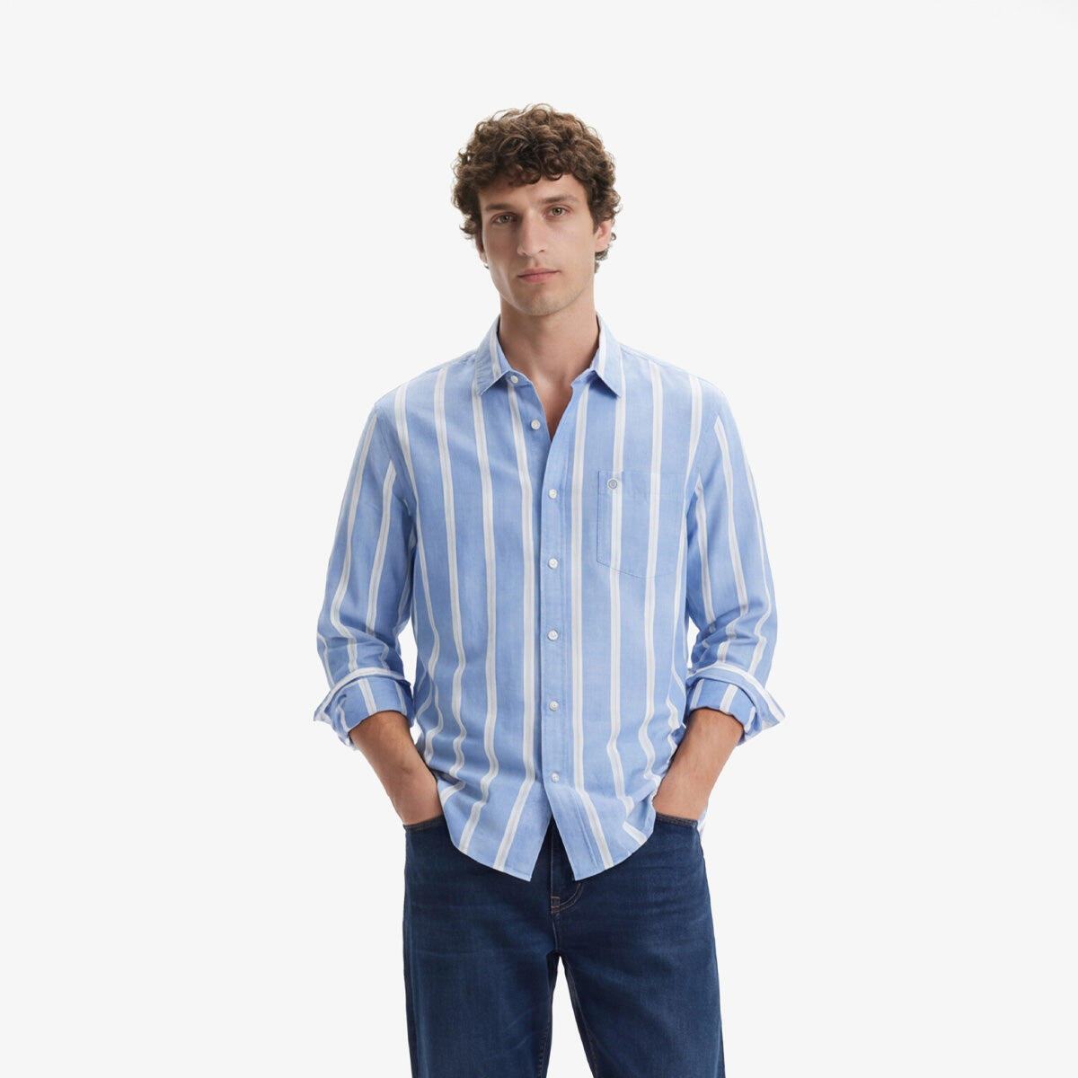Camisa de manga larga Charles a rayas 2/6
