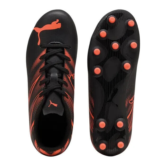 Buty piłkarskie PUMA Attacanto czarne z czerwonym akcentem 5/6