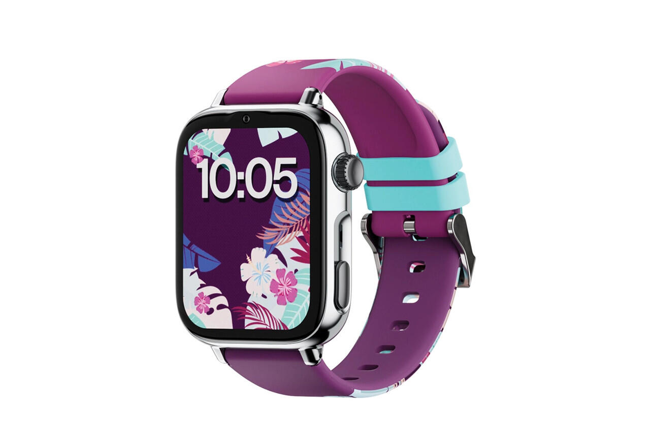 Montre SaveWatch Plus 2 Boîtier argenté Bracelet en silicone Maui 1/6