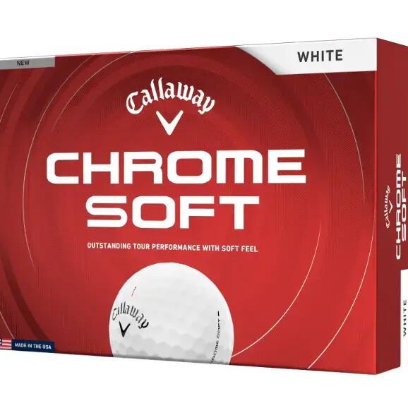 Callaway New Chrome Soft, balles de golf