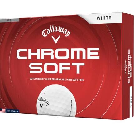 Callaway New Chrome Soft, balles de golf