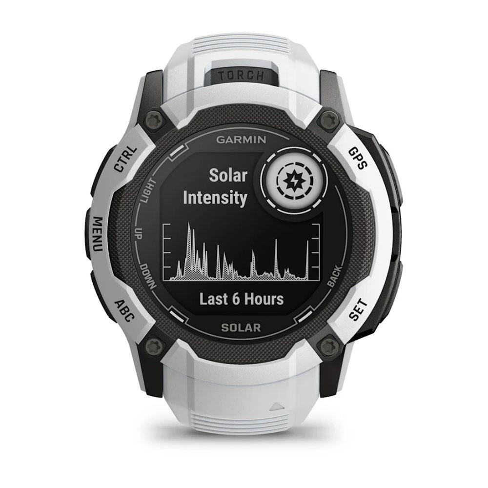 Montre connectée ADULTE Garmin Instinct 2X Solar BLANC 2/3